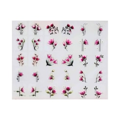 Películas de raminhos floridos 3d 15 pares Películas de raminhos floridos 3d 15 pares