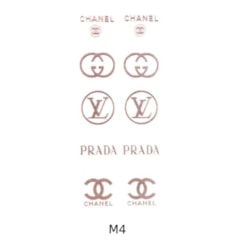 Películas Metalizadas Para Unhas Art A Unhas Cor: M4 Películas Metalizadas Para Unhas Art A Unhas Cor: M4