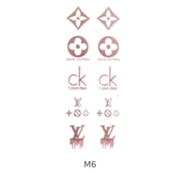 Películas Metalizadas Para Unhas Art A Unhas Cor: M6 Películas Metalizadas Para Unhas Art A Unhas Cor: M6