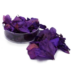 Pétalas de Flores Secas - Cor: Roxo Pétalas de Flores Secas - Cor: Roxo