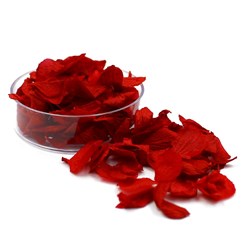 Pétalas de Flores Secas - Cor: Vermelho