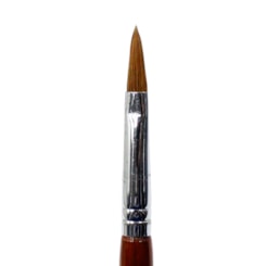 Pincel Cerdas Naturais Kolinsky Nº 10 Cabo Madeira Pincel Cerdas Naturais Kolinsky Nº 10 Cabo Madeira