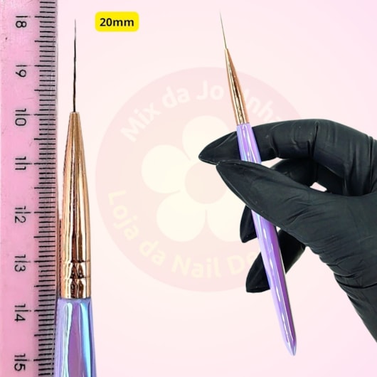 Pincel de traço fino 20mm Helen Color 29-20 para unhas