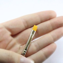 Pincel Keramik 320 #6 Chato Carga Dupla e Gel Pincel Keramik 320 #6 Chato Carga Dupla e Gel