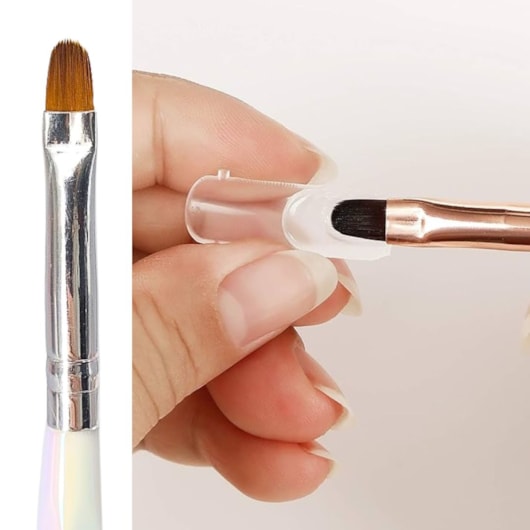 Pincel Lingua de gato #6/8 para gel Mix da Jo