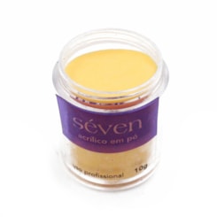 Po Acrílico Seven Colorido 10g Cor: Limão Pastel Po Acrílico Seven Colorido 10g Cor: Limão Pastel