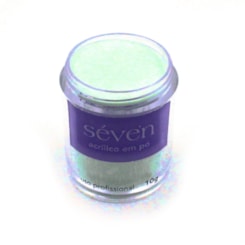 Po Acrílico Seven Colorido 10g Cor: Verde Pastel Po Acrílico Seven Colorido 10g Cor: Verde Pastel