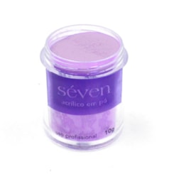 Po Acrílico Seven Colorido 10g Cor: Violeta Pastel Po Acrílico Seven Colorido 10g Cor: Violeta Pastel