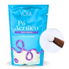 Pó Acrílico Vòlia Transparente Super Clear 30g Pó Acrílico Vòlia Transparente Super Clear 30g