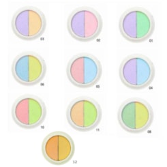 Pó Asa De Borboleta Para Decoração - Cor: 06 Azul Com Amarelo Esverdeado Pó Asa De Borboleta Para Decoração - Cor: 06 Azul Com Amarelo Esverdeado