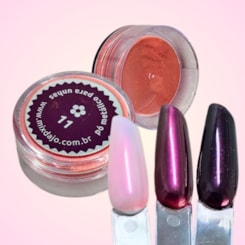 Pó metálico Pink rosé 11 Mix da Jo