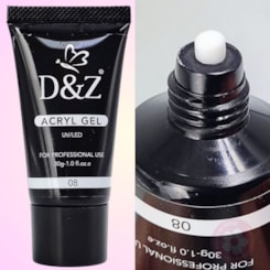 Polygel branco 100% D&Z 30g 8