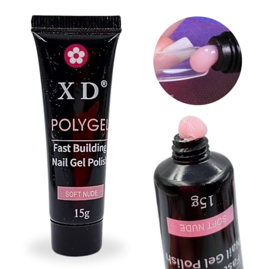 Polygel Xd 15g Soft Nude para unhas