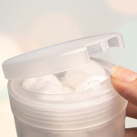 Porta Algodão Com Trava para unhas