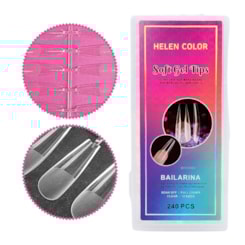 Postiça Soft Gel Helen Color Bailarina 240un Postiça Soft Gel Helen Color Bailarina 240un