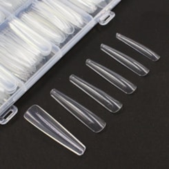 Postiça Transparente Com 240un Extra Longa Bailarina 67 Postiça Transparente Com 240un Extra Longa Bailarina 67