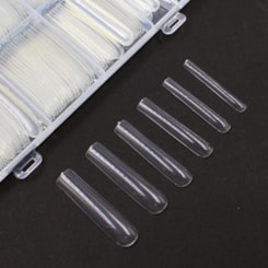 Postiça Transparente Com 240un Extra Longa Reta 61 Postiça Transparente Com 240un Extra Longa Reta 61