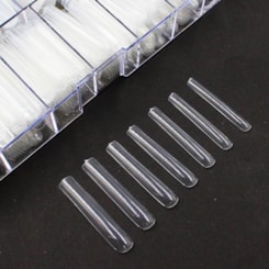 Postiça Transparente Com 600un Extra Longa Reta 74 Postiça Transparente Com 600un Extra Longa Reta 74