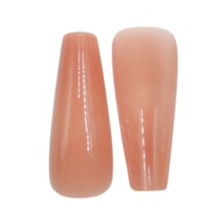 Postiças coloridas Cover nude 100un D&Z 8923 Postiças coloridas Cover nude 100un D&Z 8923