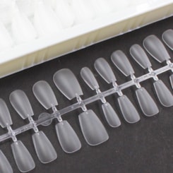 Postiças Soft Gel Acrílico Fosca Quadrada Curta 300un 8627 Postiças Soft Gel Acrílico Fosca Quadrada Curta 300un 8627