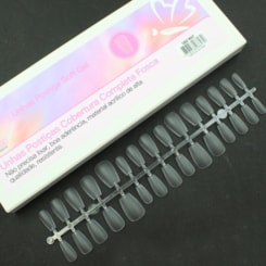 Postiças Soft Gel Acrílico Fosca Quadrada Curta 300un 8627 Postiças Soft Gel Acrílico Fosca Quadrada Curta 300un 8627