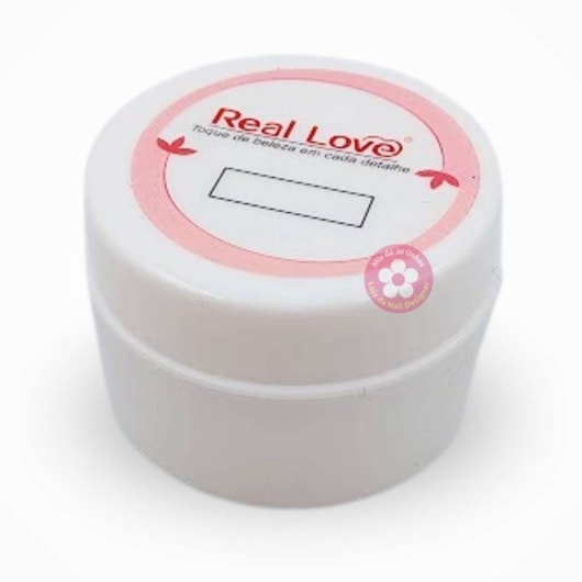 Pote Vazio frasco para refil de gel Real Love para unhas