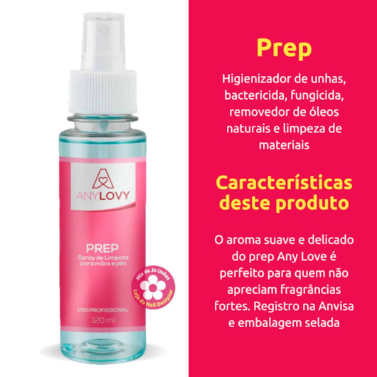 Prep Any Love 120ml Higienizador para unhas