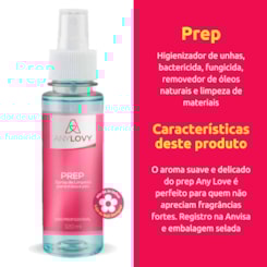 Prep Any Love 120ml Higienizador Prep Any Love 120ml Higienizador