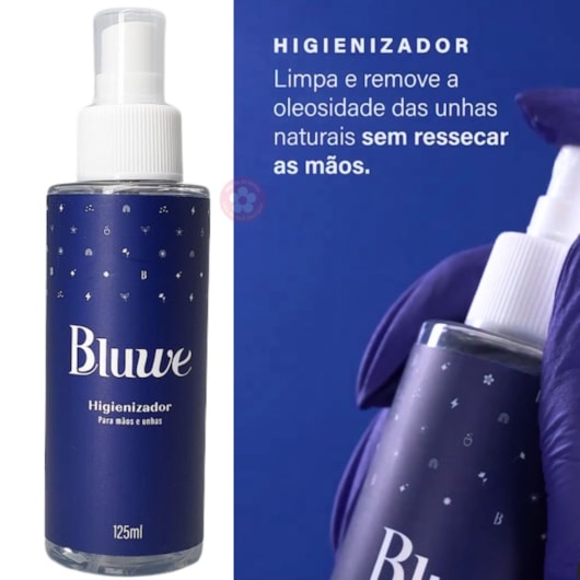 Prep Higienizador Bluwe 125ml para unhas