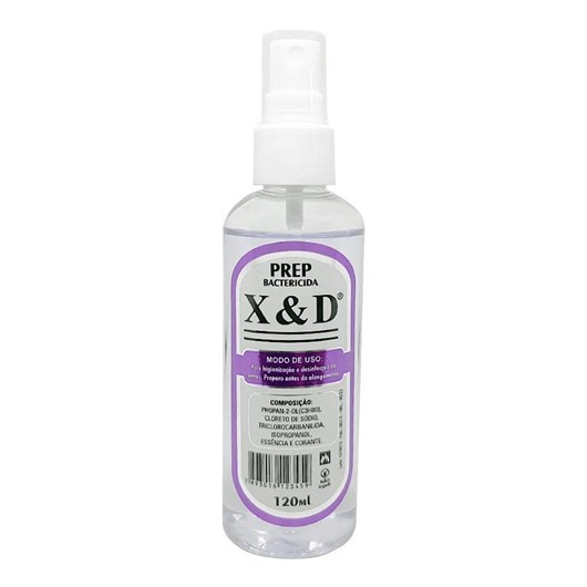 Prep Spray Higienizador X&D 120ml - Imagem principal - 872a37f6-97ab-4cb6-a358-6671708b97e5