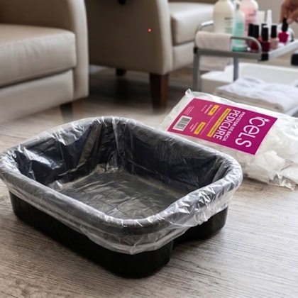 Protetor de bacia para pedicure 50un Cels