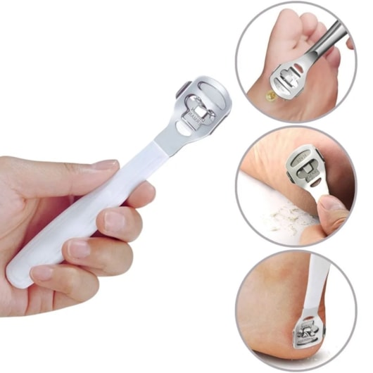 Raspador de calosidade com lâmina para pedicure para unhas