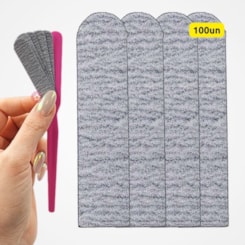 Refil para base de lixa de unhas naturais Cels 100un Refil para base de lixa de unhas naturais Cels 100un