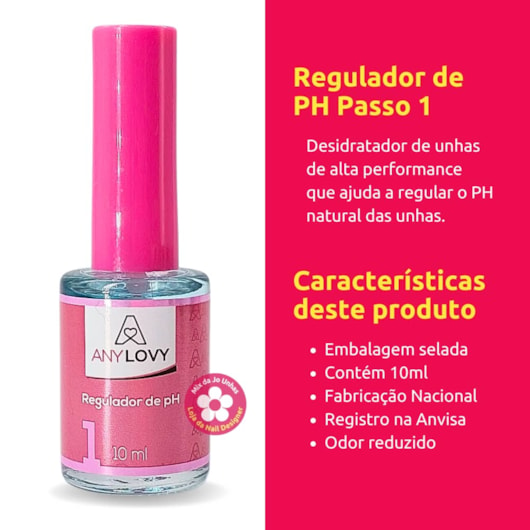 Regulador de Ph Any Love 10ml passo 1 para unhas