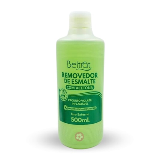 Removedor de esmalte com acetona Beltrat 500ml para unhas