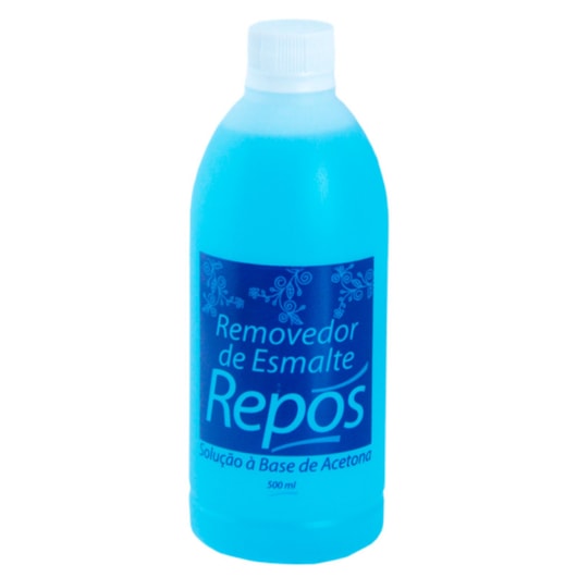 Removedor de Esmalte Repos 500ml - Com Acetona para unhas