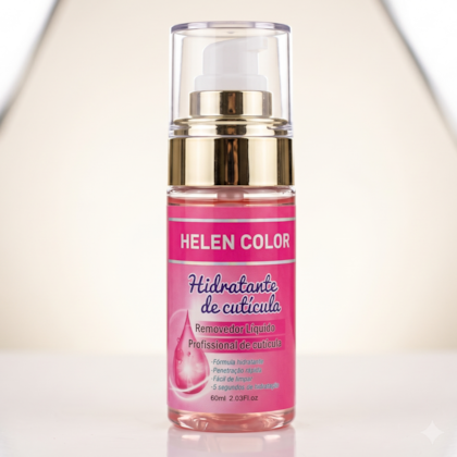 Removedor e Hidratante de Cutículas Líquido Spray Helen Color 60ml