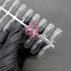 Soft gel Quadrada Base fosca 240un Helen Color Soft gel Quadrada Base fosca 240un Helen Color