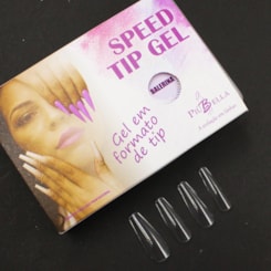 Speed Tip Gel Bailarina Piu Bella 120 Peças Speed Tip Gel Bailarina Piu Bella 120 Peças