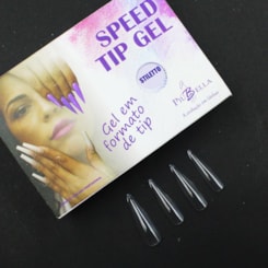 Speed Tip Gel Stiletto Piu Bella 120 Peças Speed Tip Gel Stiletto Piu Bella 120 Peças