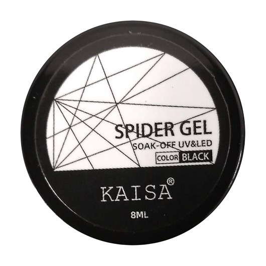 Spider Gel Kaisa 8ml Preto - Imagem principal - 1806404b-8ecf-48db-bffc-5281e347e455