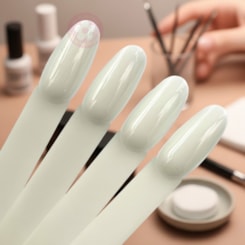 Stand Mostruário De Esmaltes Com 120 Postiças Almond Stand Mostruário De Esmaltes Com 120 Postiças Almond