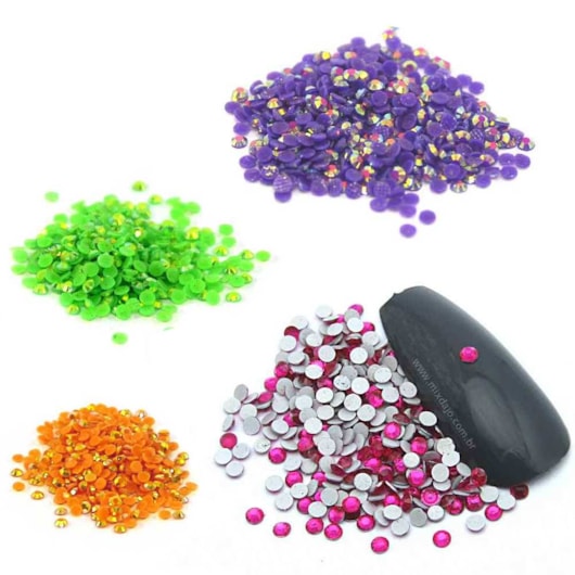 Strass 2mm 500 Pecas para unhas