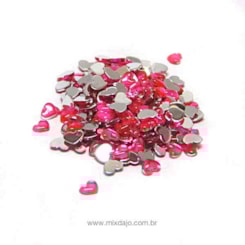 Strass Coração 2,5mm 200 Peças Strass Coração 2,5mm 200 Peças