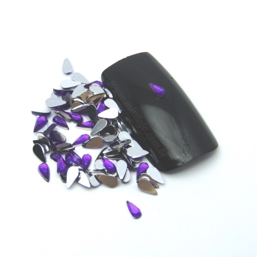 Strass Gota 2 x 4mm 200 Peças para unhas