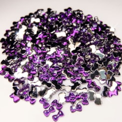 Strass Laço 2 x 4mm 500 Peças