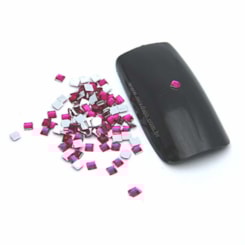 Strass Quadrado 2mm 200 Peças Strass Quadrado 2mm 200 Peças