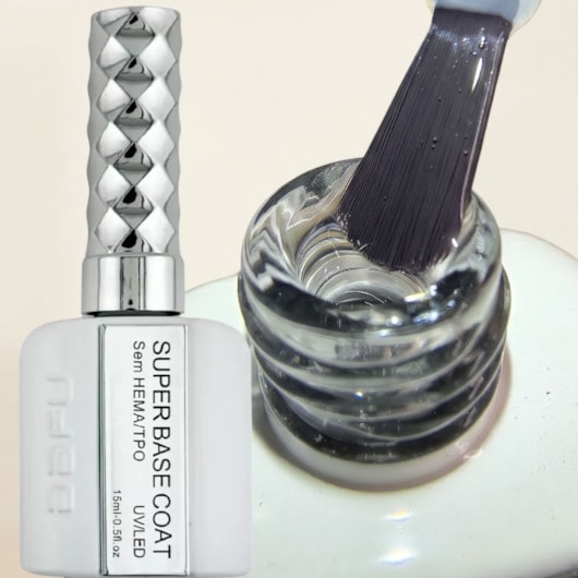 Super Base Coat Dafu UV/LED Sem HEMA e TPO 15ml para unhas
