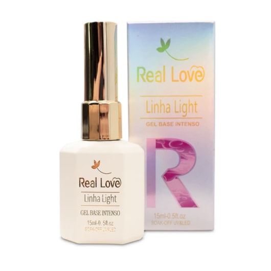 Super Gel base Blindado Real Love 15ml Intenso para unhas