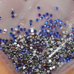 Swarovski 1,2mm Azul Bic AB 1.440 Peças Swarovski 1,2mm Azul Bic AB 1.440 Peças